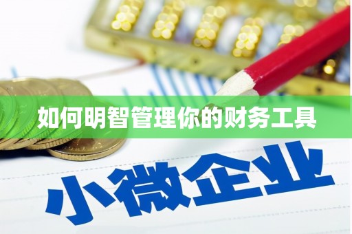 舒兰如何明智管理你的财务工具