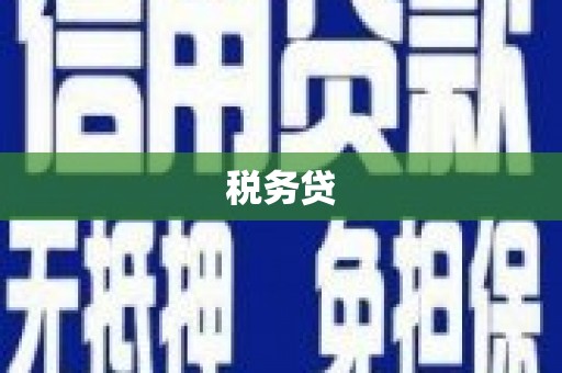 舒兰税务贷