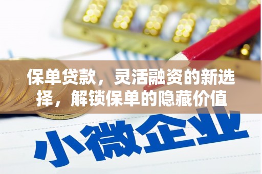 舒兰保单贷款，灵活融资的新选择，解锁保单的隐藏价值