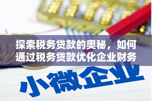 舒兰探索税务贷款的奥秘，如何通过税务贷款优化企业财务