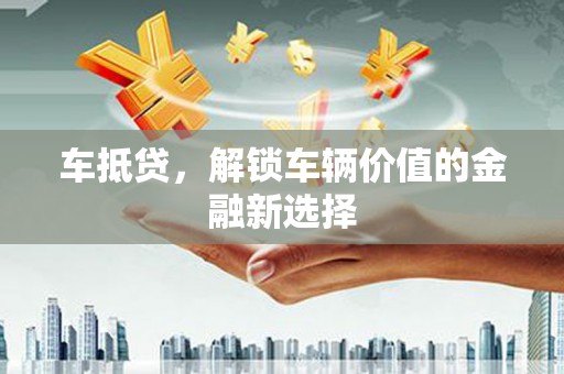 舒兰车抵贷，解锁车辆价值的金融新选择