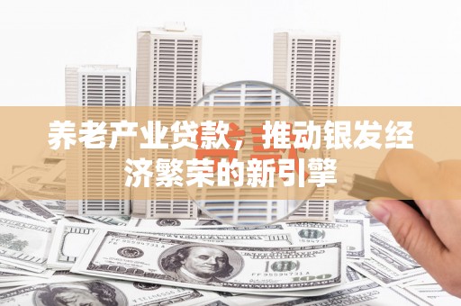 舒兰养老产业贷款，推动银发经济繁荣的新引擎