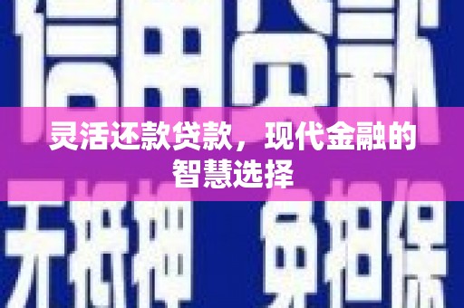 舒兰灵活还款贷款，现代金融的智慧选择