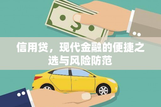 舒兰信用贷，现代金融的便捷之选与风险防范